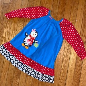 Claire & Charlie Boutique Dress w/Penguin